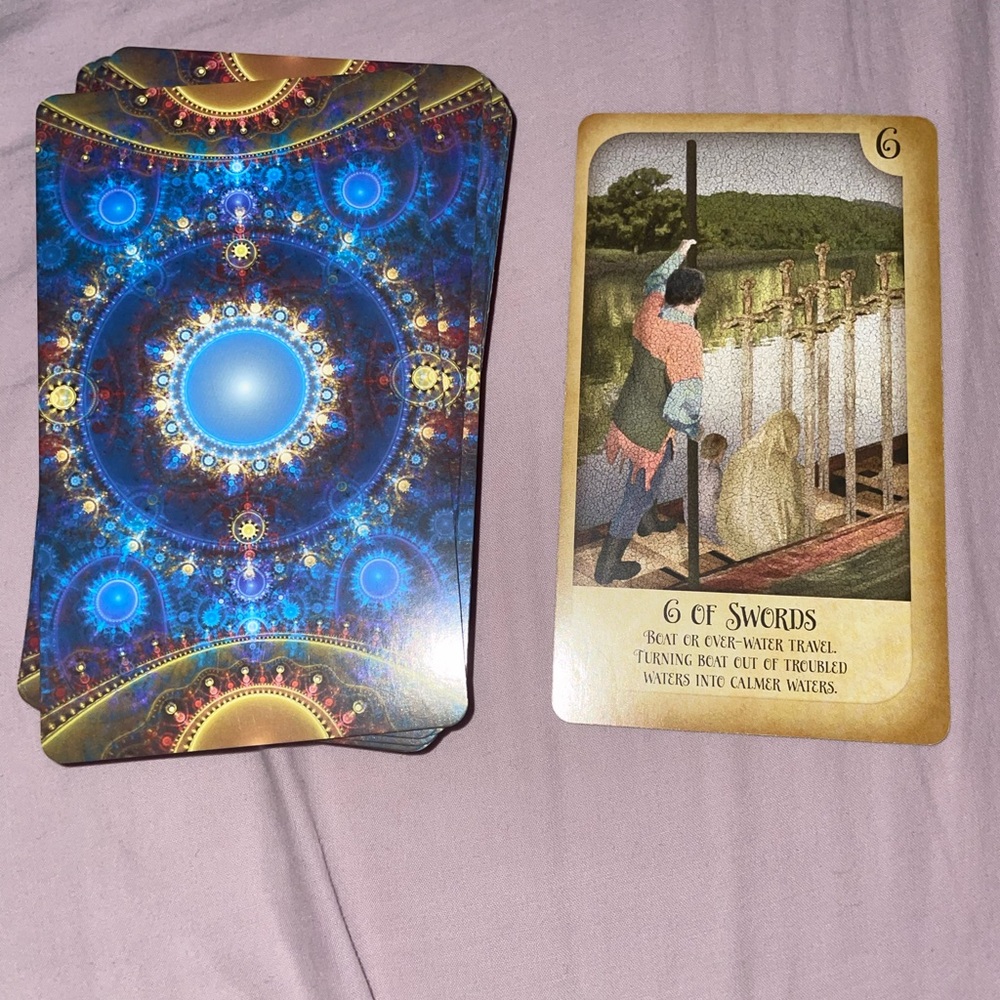 Mystic Eye Tarot Deck Box - Purple and Gold - Picture 2 of 4